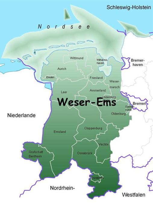 Amtsbezirk | Amt für regionale Landesentwicklung Weser-Ems